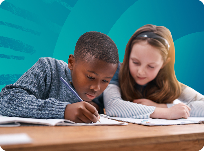 Students learning problem-based math